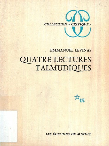 Quatre lectures talmudiques